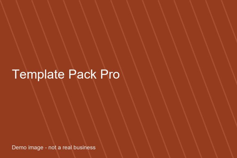 Cover of the Template Pack Pro template